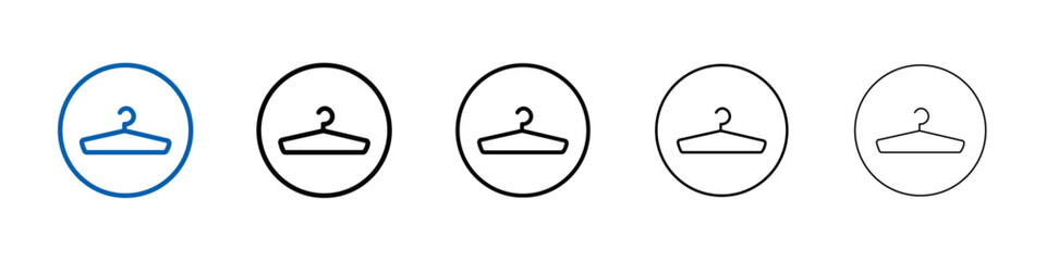 Poster - hanger icon Outline vector logo for web ui