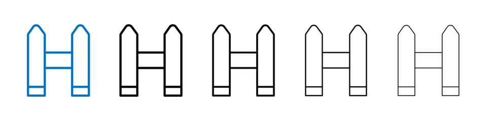 Poster - Jetpack icon Outline vector logo for web ui