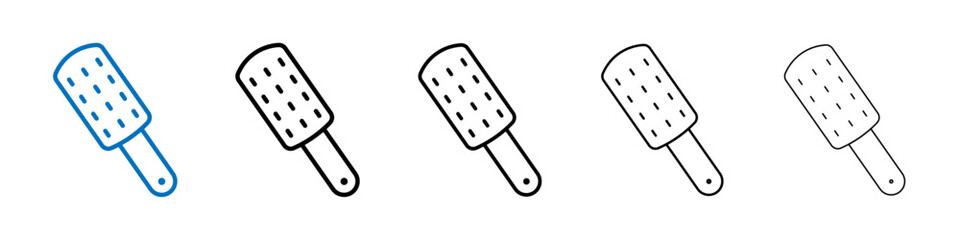 Poster - Microplane grater icon Outline vector logo for web ui
