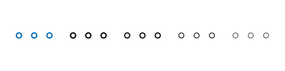 Poster - More icon Outline vector logo for web ui