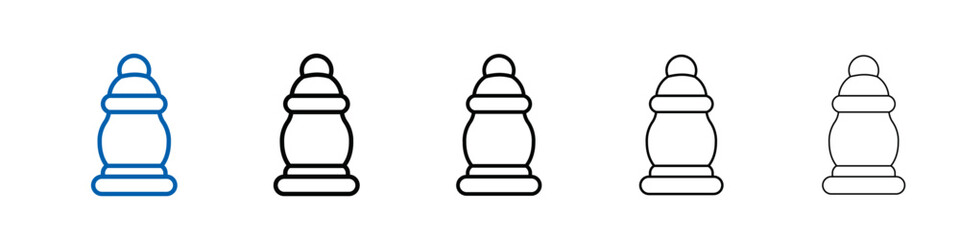 Aufkleber - Oil lantern icon Outline vector logo for web ui