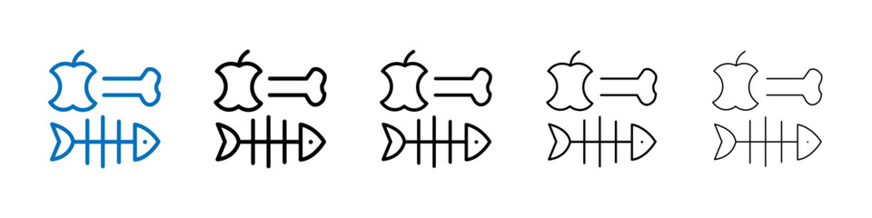 Poster - Organic waste icon Outline vector logo for web ui