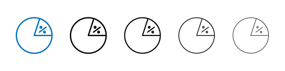 Poster - Ratio icon Outline vector logo for web ui
