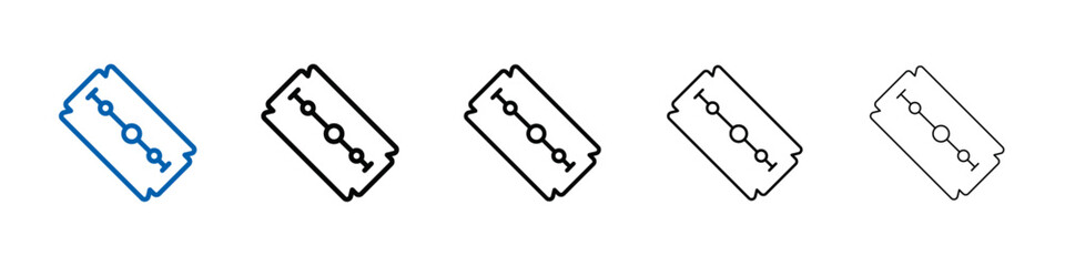 Poster - Razor blade icon Outline vector logo for web ui