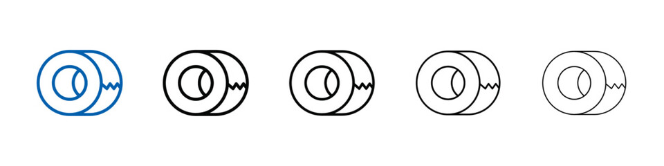 Poster - scotch icon Outline vector logo for web ui