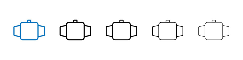 Poster - Smart watch icon Outline vector logo for web ui