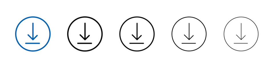 Poster - submit progress icon Outline vector logo for web ui
