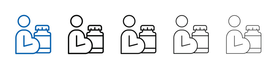 Poster - Supplements for pregnant women icon Outline vector logo for web ui
