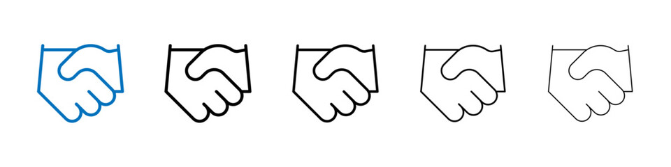 Poster - Support icon Outline vector logo for web ui