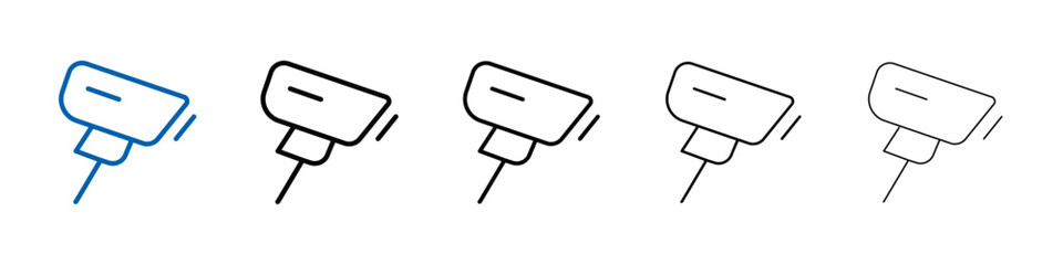 Poster - surveillance icon Outline vector logo for web ui