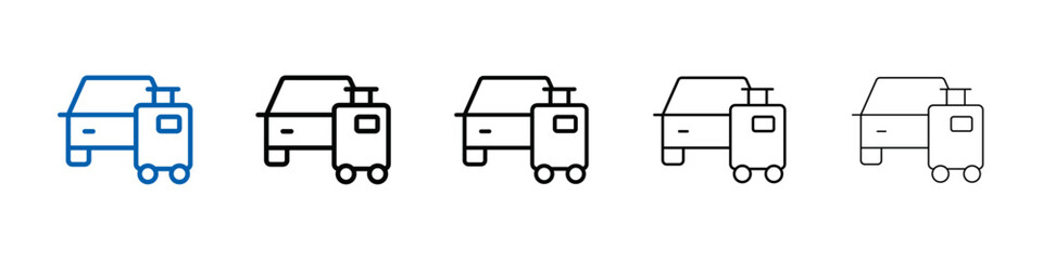 Poster - Transfer icon Outline vector logo for web ui