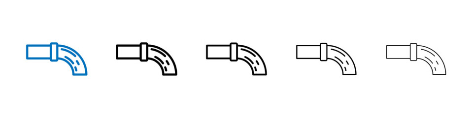 Poster - Waste water icon Outline vector logo for web ui