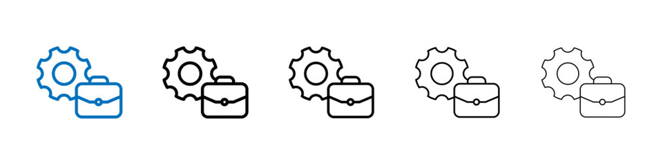 Poster - Work experience icon Outline vector logo for web ui