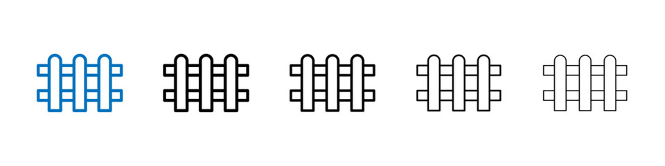 Poster - Yard icon Outline vector logo for web ui