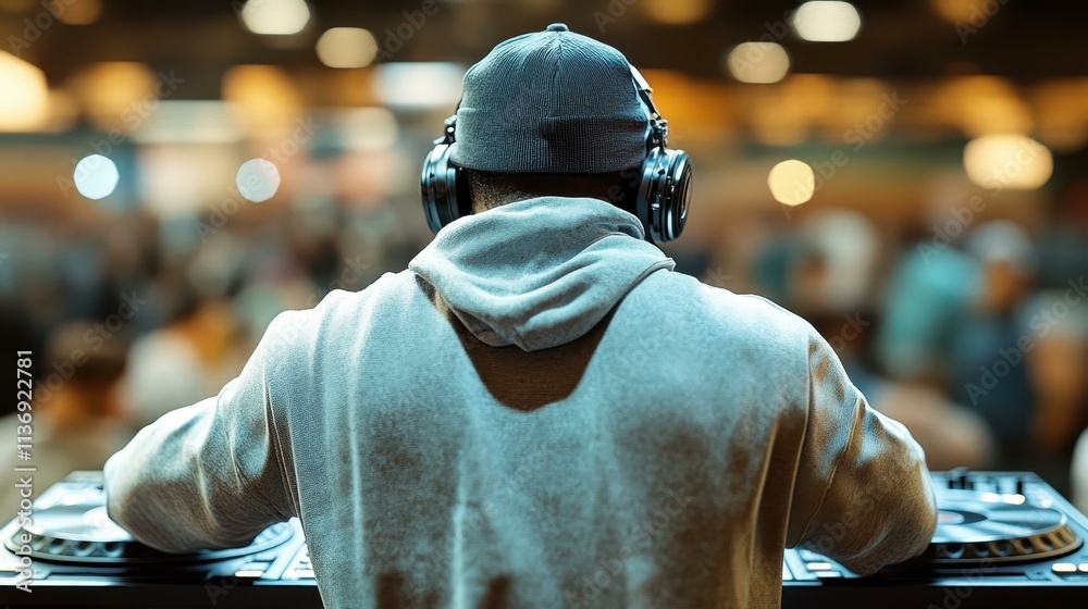 Underground Music Subcultures A DJ spinning vinyl records at an ...