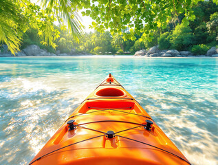 Stunning Hyper Realistic 4K Kayak Adventure Photography in Breathtaking Natural Scenes