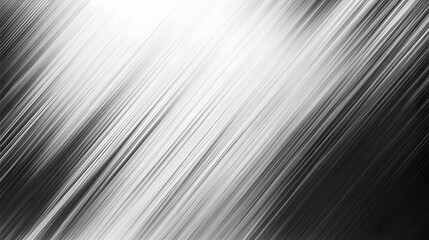 Poster - Abstract grayscale diagonal lines pattern background