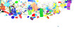 © vegefox.com - Abstract background with colorful confetti and white space for text or design.  Perfect for celebration, party, and festive themes.