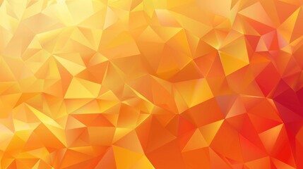 A vibrant geometric pattern in warm hues of orange and yellow, ideal for backgrounds.