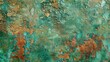 © BersyukurStock - A textured surface featuring green patina and rust, showcasing natural aging and decay.