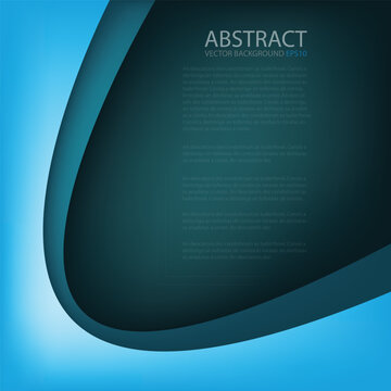 graphic vector curve line overlap background for text and message design