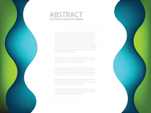 graphic vector curve line overlap background for text and message design