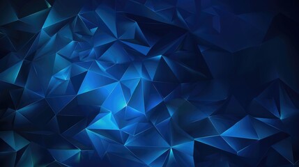 Abstract blue geometric pattern with triangular shapes for digital backgrounds or designs.