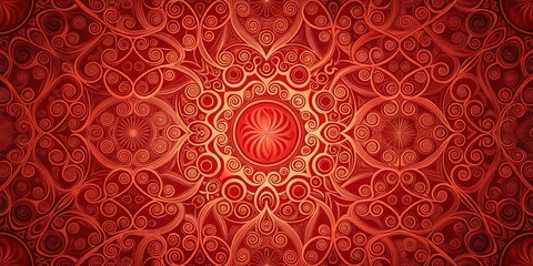 abstract red pattern with intricate swirls and geometric shapes, red, abstract, pattern, design, tex