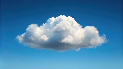 Wall Mural - isolated soft cloud floating in the sky, rendering, cloud, isolated, soft, white, fluffy, sky, atmos