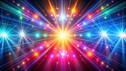 flashing strobe lights creating dynamic visual effect , nightclub, party, event, vibrant, colorful, 