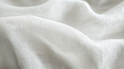 Aufkleber - A pristine white canvas texture ideal for various design projects. This versatile background offers a clean and minimalistic look, perfect for presentations and artwork d