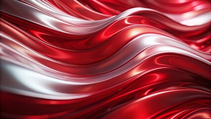Aufkleber - Abstract Red and White Gradient Banner Background with Tilt-Shift Photography for Creative Design and Artistic Projects