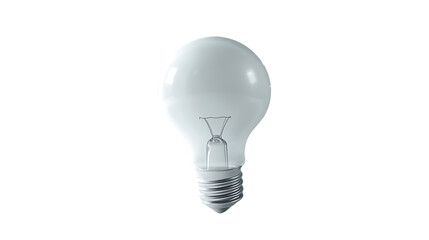 light bulb isolated on white