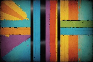 Wall Mural - abstract color background with film strip
