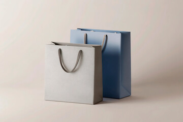 Canvas Print - white paper bag