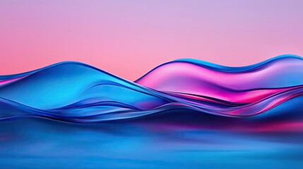 Poster - Wave abstract background concept. Abstract waves in vibrant colors create a dynamic visual experience.