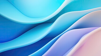Poster - Wave abstract background concept. Colorful abstract waves blending shades of blue and pink for modern design projects.