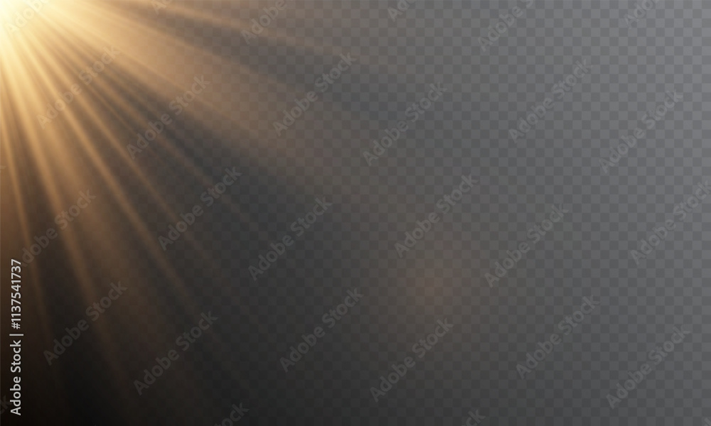 Yellow star flashed with sparkles sun isolated on white background ...