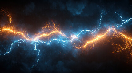 Wall Mural - Lightning, background