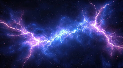 Wall Mural - lightning, background