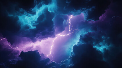 Wall Mural - lightning, background