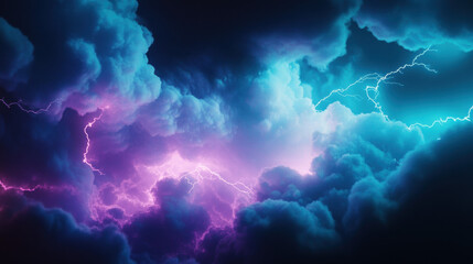 Wall Mural - lightning, background