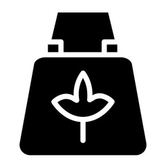 Poster - Autumn Bag Sale Glyph Icon