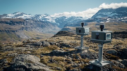 Poster - earthquake monitoring station with virtual twin analyzing real time seismic data and issuing early w