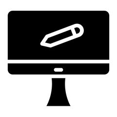 Poster - Service Web Website Glyph Icon