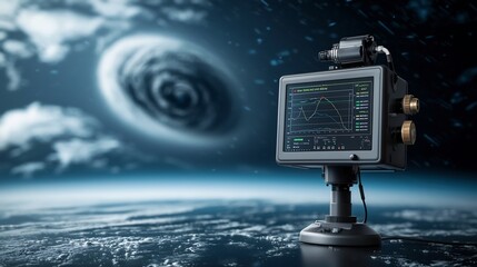 Poster - virtual weather station with advanced tracking and warning system for cyclone paths providing critic