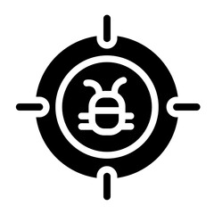 Poster - Bug Design Protection Glyph Icon