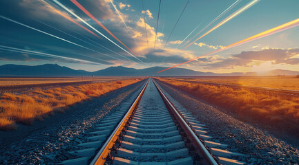 Poster - Light speed travel.