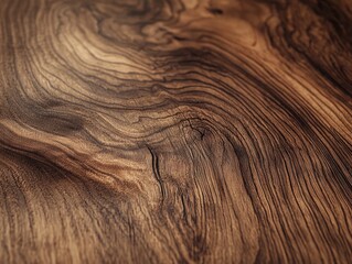 Wall Mural - Wood grain table close-up