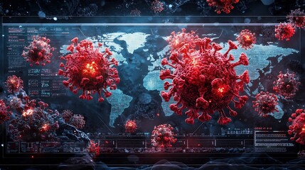 Poster - a covid 19 spread map with a virtual twin monitoring real time infection rates forecasting future sc